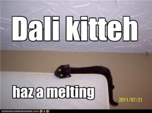 Dali Kitteh has a melting